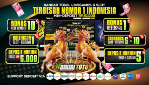 BINJAITOTO > Situs Toto Togel Hadiah Togel 4D 10 Juta Terpercaya di Indonesia
